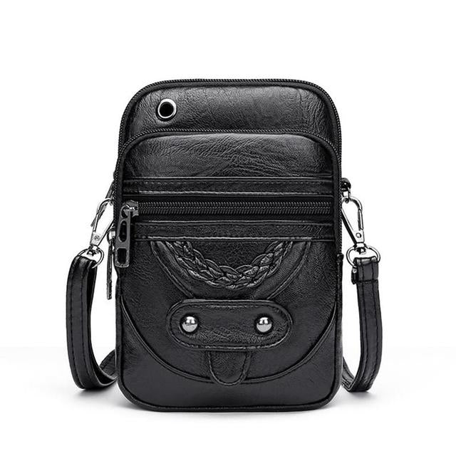 Lotte – Strukturierte Ledertasche – Produktansicht 3