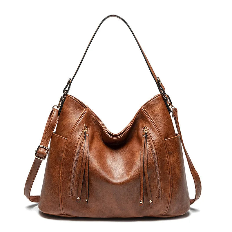 Paula – Ledertasche mit Fransen – Produktansicht 2