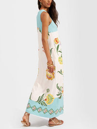 Josefine – Midikleid ärmellos mit Blumenprint Resort Sunshine – Produktansicht 3