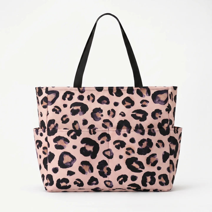 Damen Strandtasche Mit Leopardenmuster - Prowella