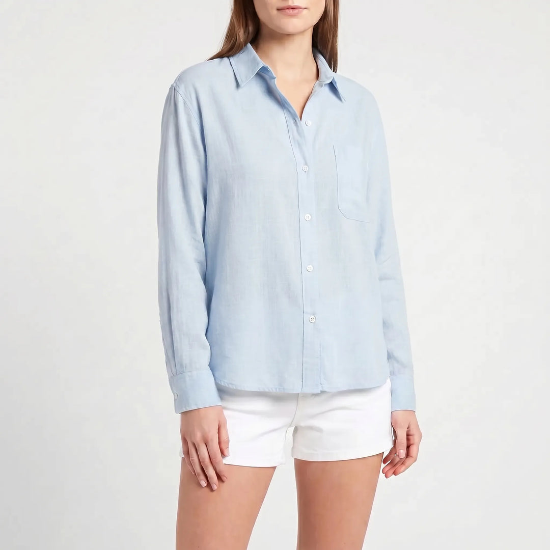 Damenbluse Hellblau -  Rosalie