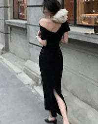 Elegantes Bodycon Maxikleid mit Off-Shoulder – Valentina