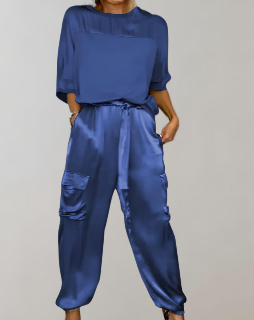 Frieda – Cargo-Lounge-Set aus Seide – Produktansicht 12
