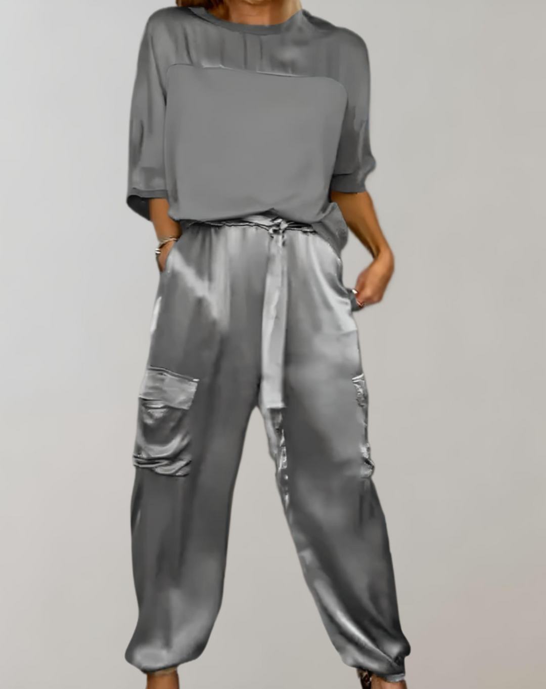 Frieda – Cargo-Lounge-Set aus Seide – Produktansicht 13