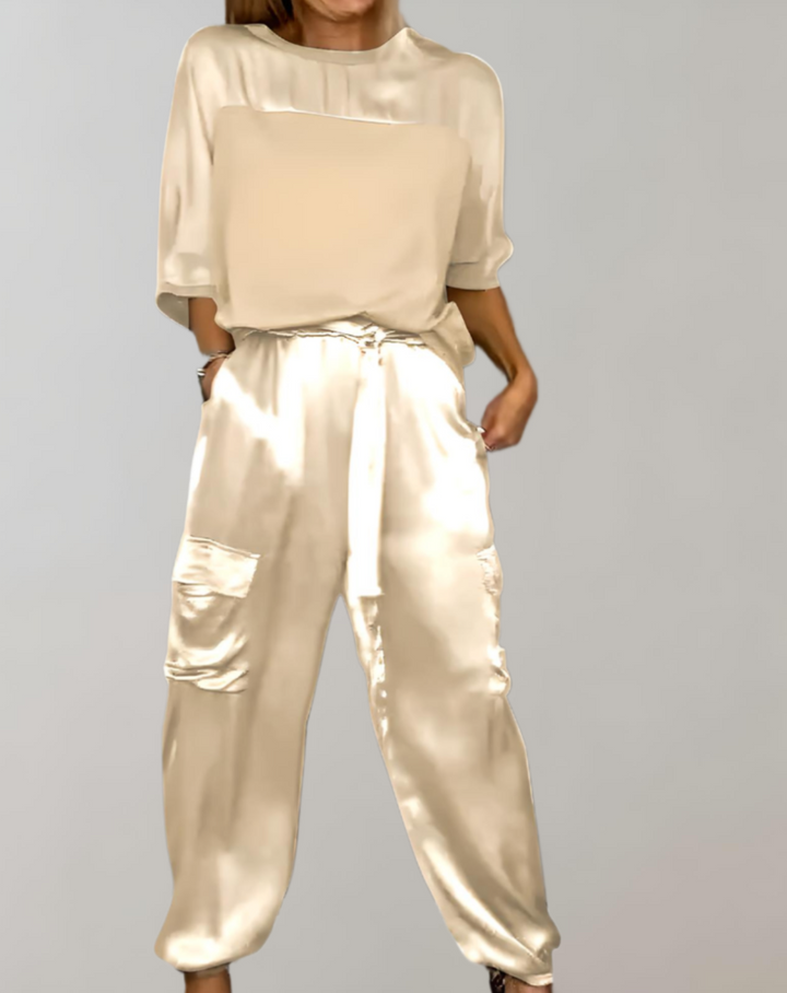 Frieda – Cargo-Lounge-Set aus Seide – Produktansicht 5