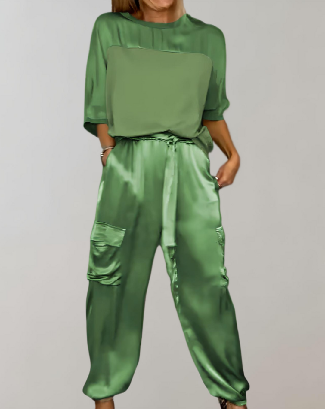 Frieda – Cargo-Lounge-Set aus Seide – Produktansicht 7