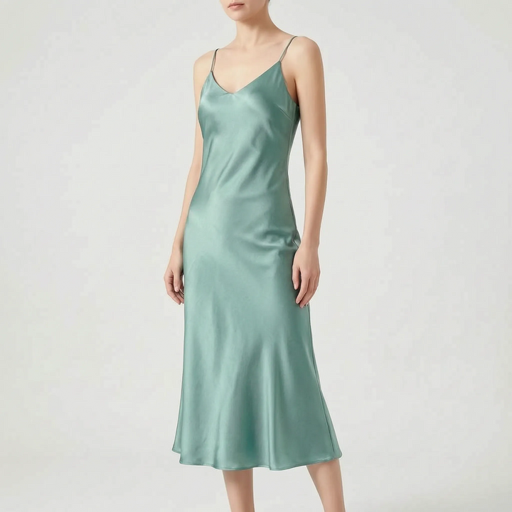 Elegantes Midi-Trägerkleid -  Charlotte