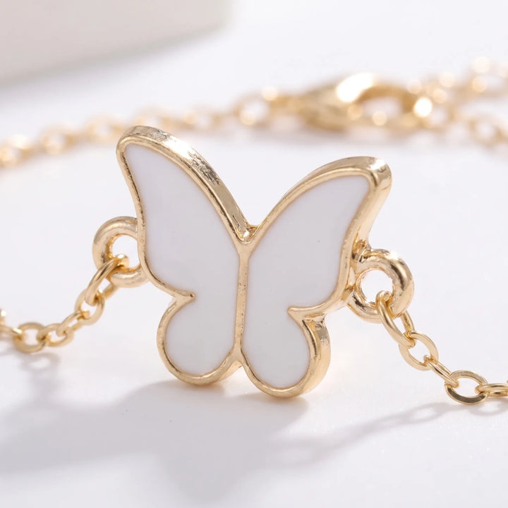 Feingliedrige Kette Mit Schmetterlingsanhänger - Maripell