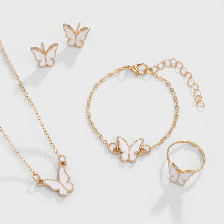 Feingliedrige Kette Mit Schmetterlingsanhänger - Maripell