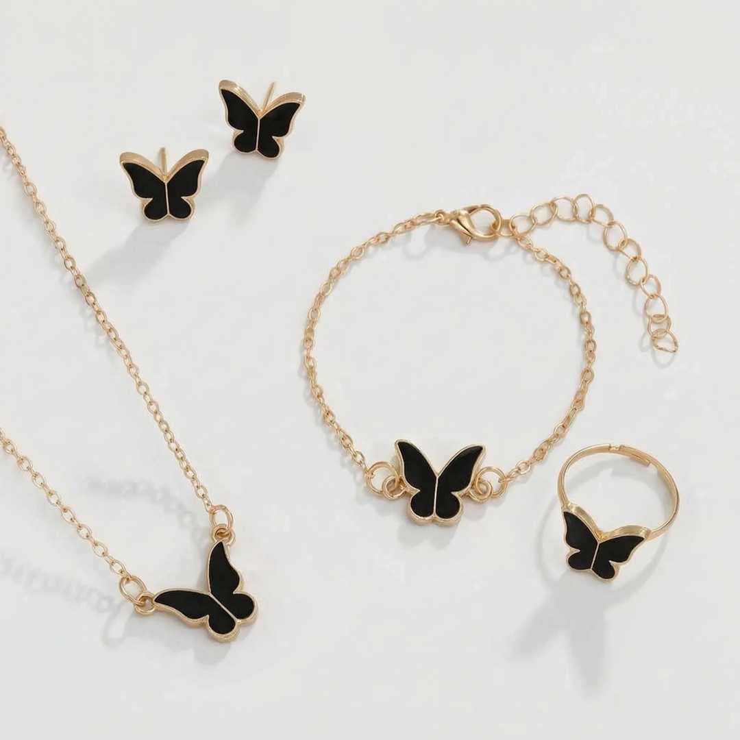 Feingliedrige Kette Mit Schmetterlingsanhänger - Maripell