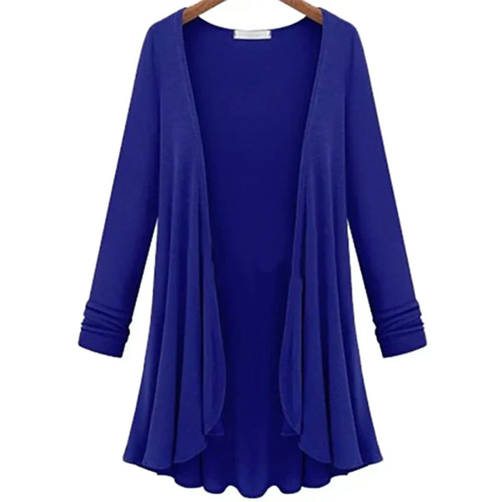 Damen Strick-Cardigan mit Rüschen – Chiara