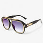 Vintage Sonnenbrille mit Hautfreundlichem Design – Lumis