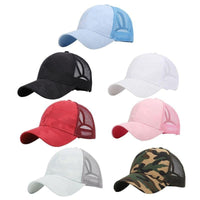 Trendige Damen Baseballcap mit Zopfloch & Klettverschluss – Leona (1+1 GRATIS Aktion)