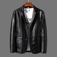 Herren-Lederblazer – Leonardo