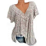 Damen Boho Sommerbluse mit Blumenprint - Celeste