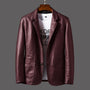 Herren-Lederblazer – Leonardo