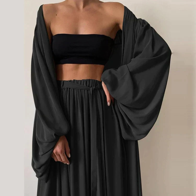 3-teiliges Sommer-Set mit Blazer, Hose & Top – Leonie