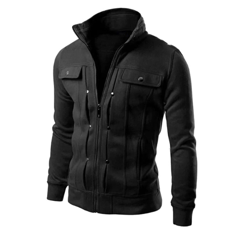 Herren Zip-Up Stehkragen-Jacke – Carlo