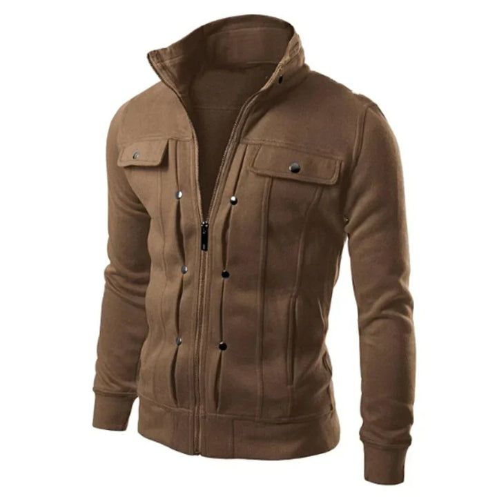 Herren Zip-Up Stehkragen-Jacke – Carlo