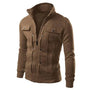 Herren Zip-Up Stehkragen-Jacke – Carlo