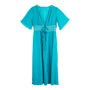 Lange Strandkleid mit Spitzenakzenten und Schleifenverschluss – Elena