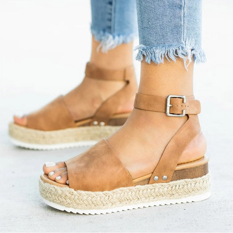 Trendige Damen High Heel Sandalen mit Reißverschluss – Leona