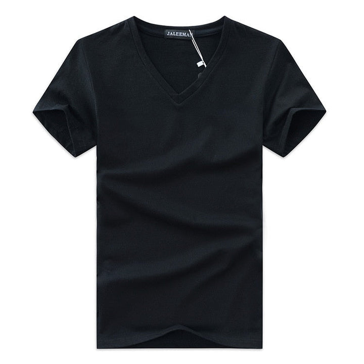 Slim Fit V-Ausschnitt T-Shirt Herren – Bequem & Alltagstauglich – Jonas