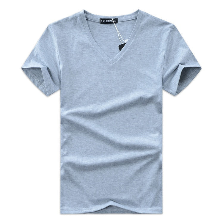 Slim Fit V-Ausschnitt T-Shirt Herren – Bequem & Alltagstauglich – Jonas