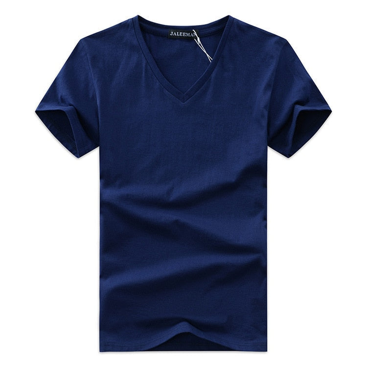 Slim Fit V-Ausschnitt T-Shirt Herren – Bequem & Alltagstauglich – Jonas