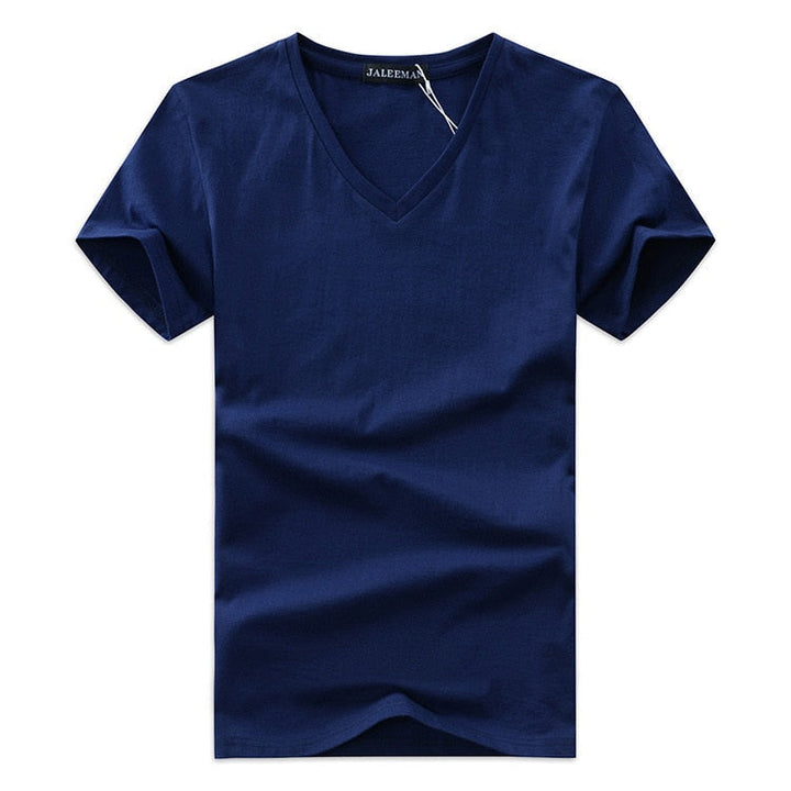 Slim Fit V-Ausschnitt T-Shirt Herren – Bequem & Alltagstauglich – Jonas