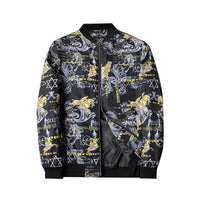 Abstract Bedruckte Herren-Bomberjacke - Enzo