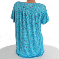 Damen Boho Sommerbluse mit Blumenprint - Celeste