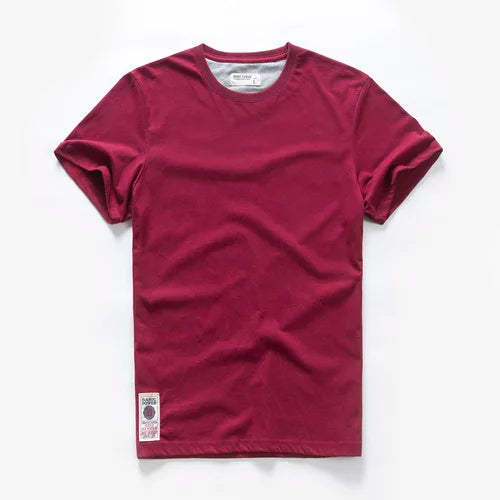 Klassisches Baumwoll-T-Shirt mit zeitlosem Look – Victor
