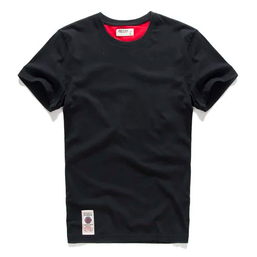 Klassisches Baumwoll-T-Shirt mit zeitlosem Look – Victor