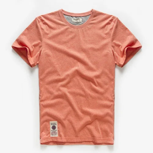 Klassisches Baumwoll-T-Shirt mit zeitlosem Look – Victor