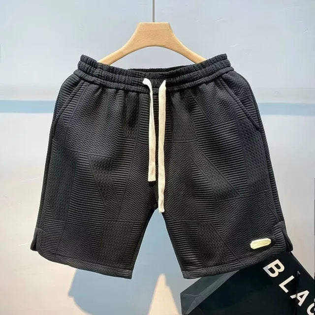 Herringbone Herren-Shorts mit Ice-Silk-Technologie – Milo