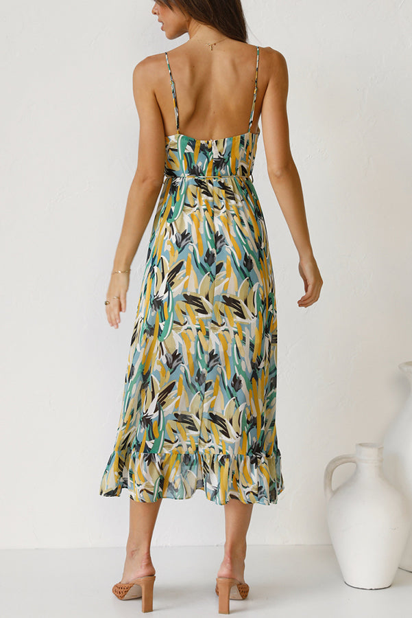 Luftiges Maxi-Sommerkleid mit Taillenschnitt – Mira