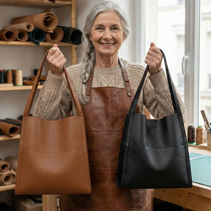 Sarina – Elegante Leder-Umhängetasche – Produktansicht 10
