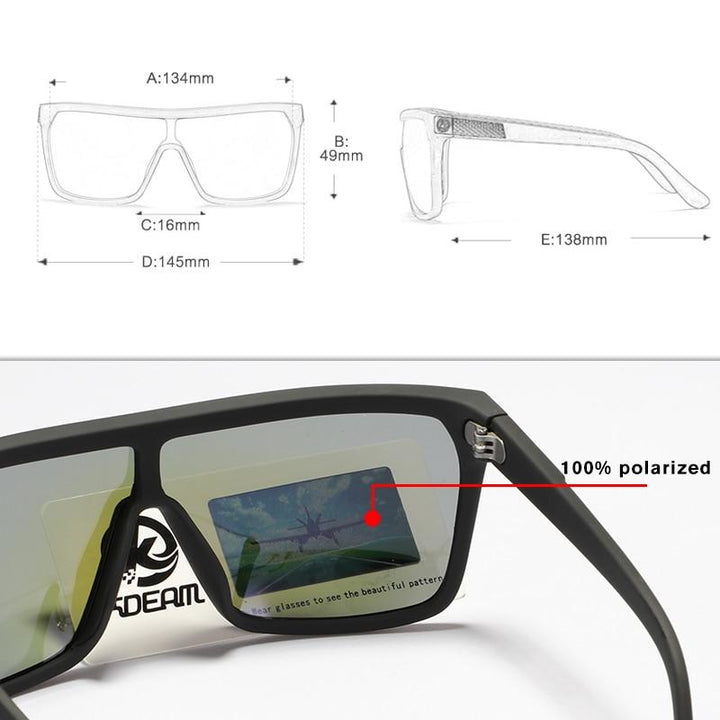 Herren Sonnenbrille mit UV-Schutz und flexiblem Rahmen – Jonas