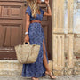 Boho-Maxikleid mit Muster Damen – Thalia