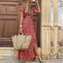 Boho-Maxikleid mit Muster Damen – Thalia