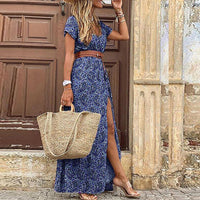 Boho-Maxikleid mit Muster Damen – Thalia