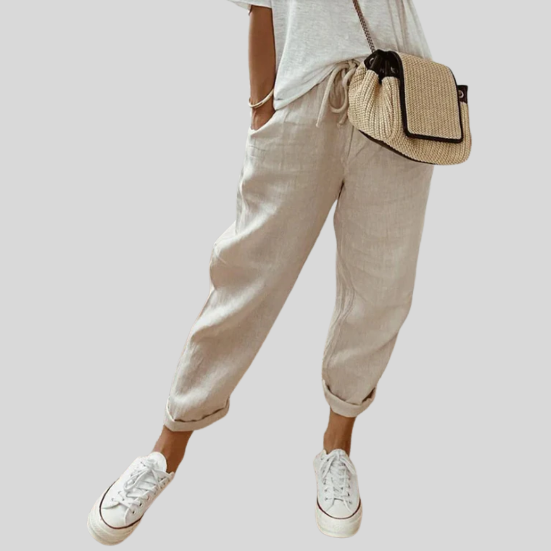 Clara – Fließende, bequeme und elegante Hose – Produktansicht 1