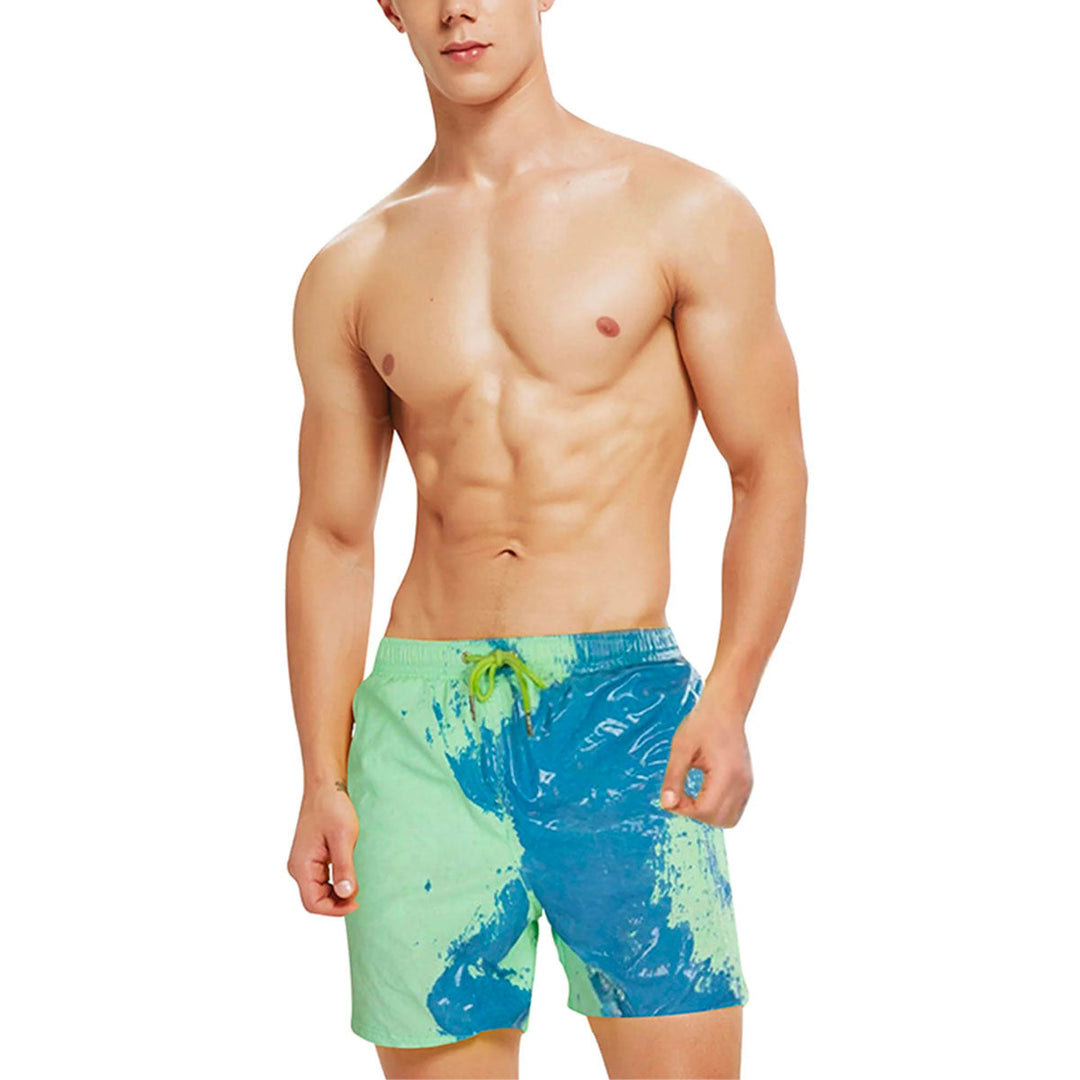 Farbwechselnde Herren-Badeshorts mit Thermoeffekt – Sommer-Highlight 2026
