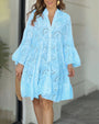 Bequeme Sommerkleid mit Kragen und V-Ausschnitt – Sarah