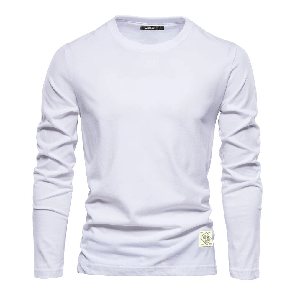 Klassisches Herren Langärmeliges Baumwollshirt – Joris