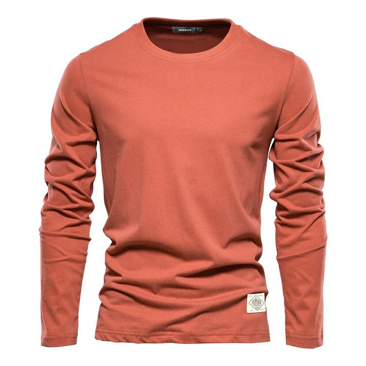 Klassisches Herren Langärmeliges Baumwollshirt – Joris
