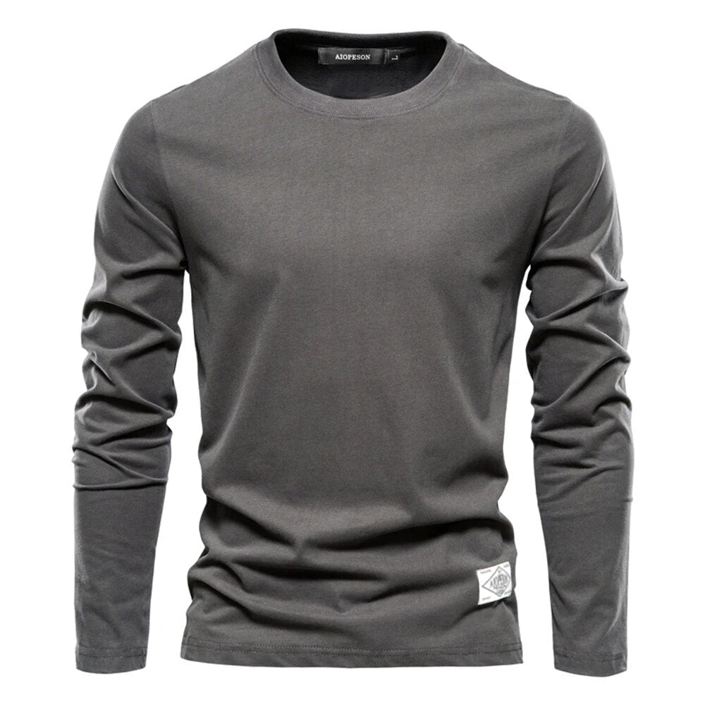 Klassisches Herren Langärmeliges Baumwollshirt – Joris