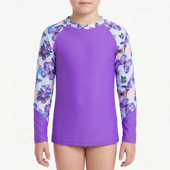 Langarm-Rashguard für Mädchen - Velyra