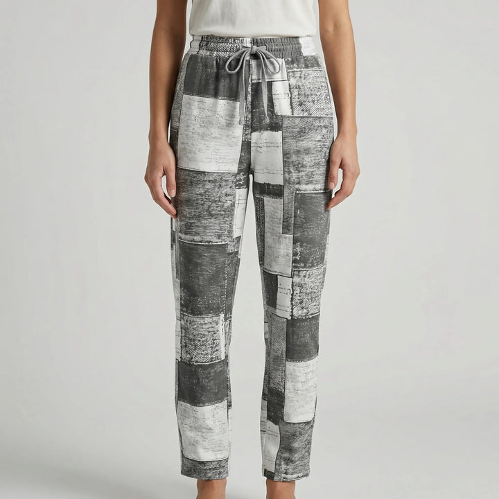 Lange Damenhose Mit Muster - Lucia